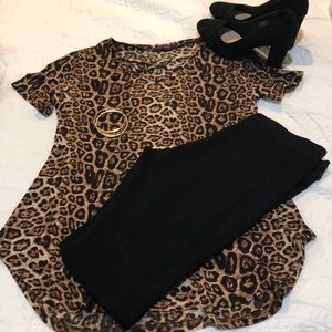 Sexy leopard top